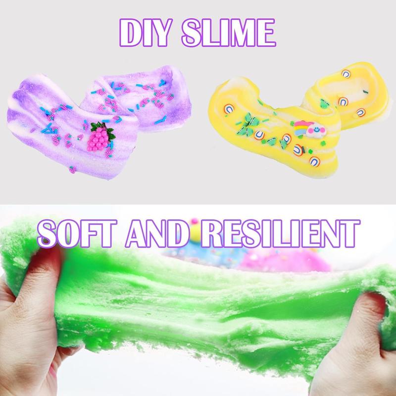 8 Pack Cloud Slime Kits, Super Soft Slime Party Favors for for Girls and Boys, Great Gifts Slime for Kids