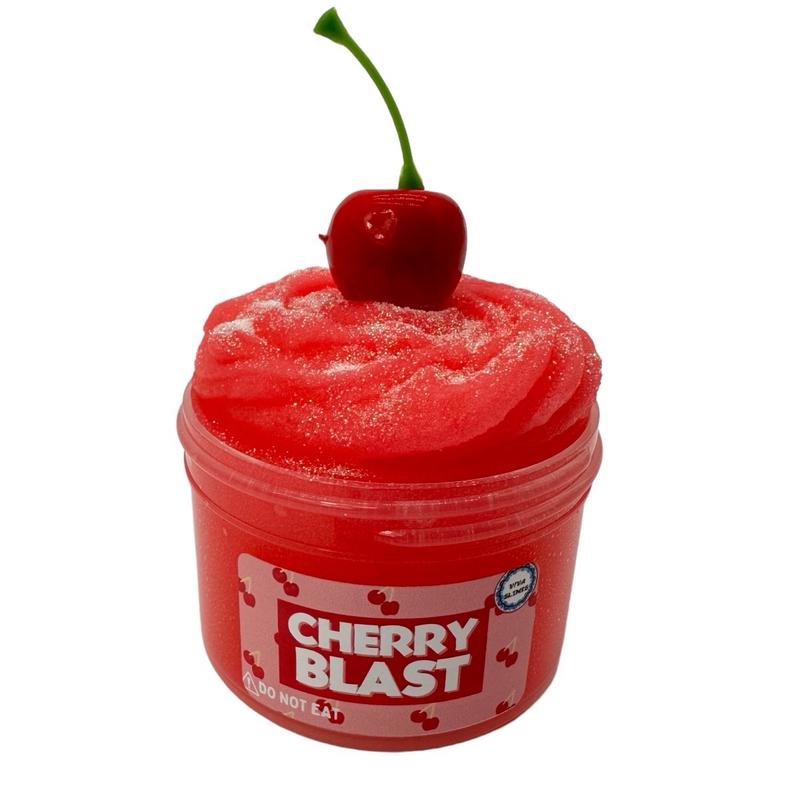 6oz Red Icee Cherry Blast DIY Slime Kit with Glitter and Charm