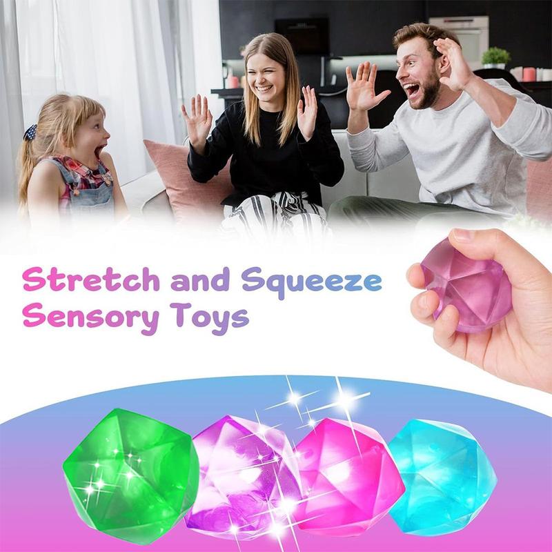 Stress Relief Fidget Cube - Sensory Toy for Adults and Kids, Anxiety Relief with Gel Filling, Squishy Toys for Home and Classroom