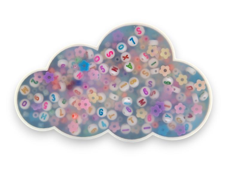 Cloud Picky Party Pad and Tray- Satisfy Your Urge to Pick, Pop and Peel Stress-Free! Picky Pad Silicone