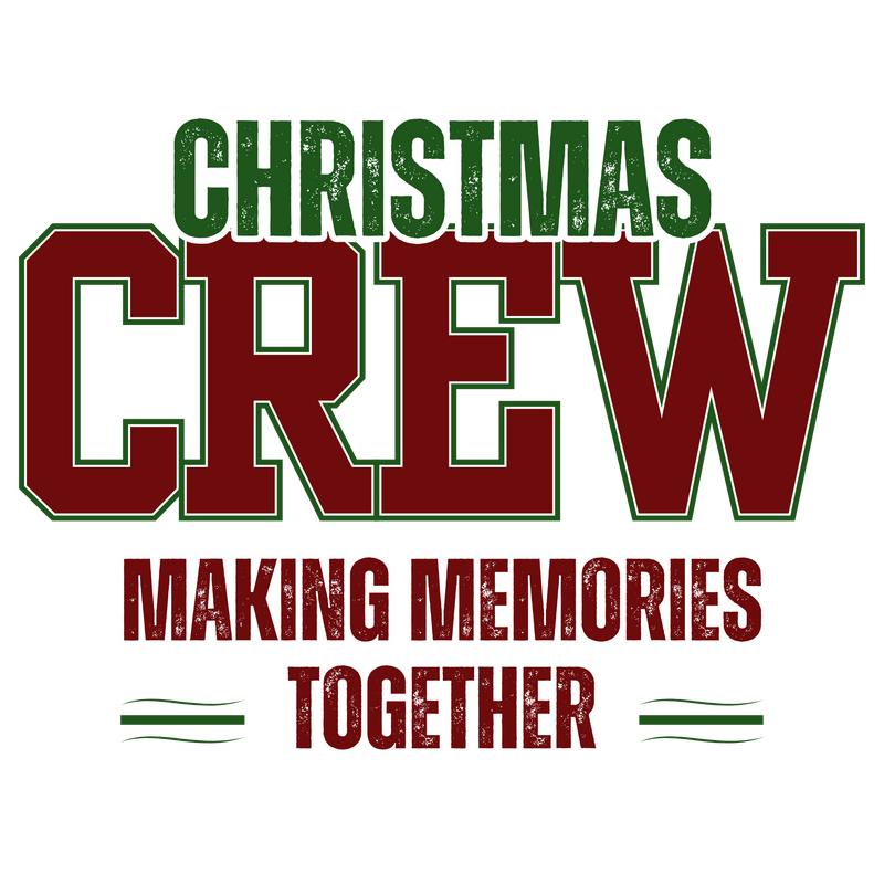 Christmas crew, Heat transfer, press and peel, DIY, Shirt design