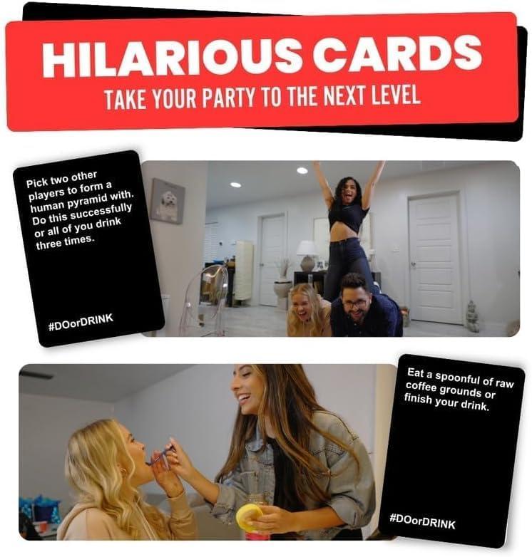 Do Or Drink: Party Card Game 350 Dares and Challenges for Game Night