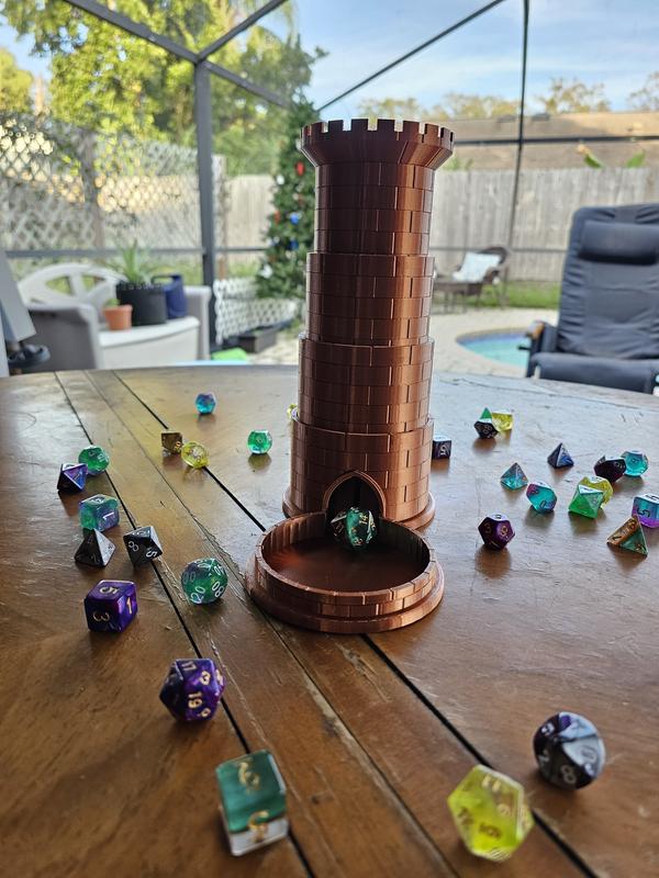 Collapsible Dice tower