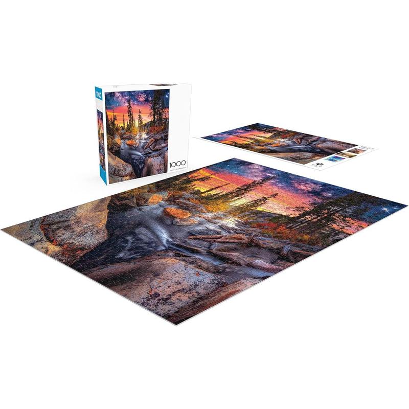 Forest Magic Hour - 1000 Piece Jigsaw Puzzle for Adults Challenging Puzzle Perfect for Game Nights - Finished Puzzle Size is 26.75 x 19.75