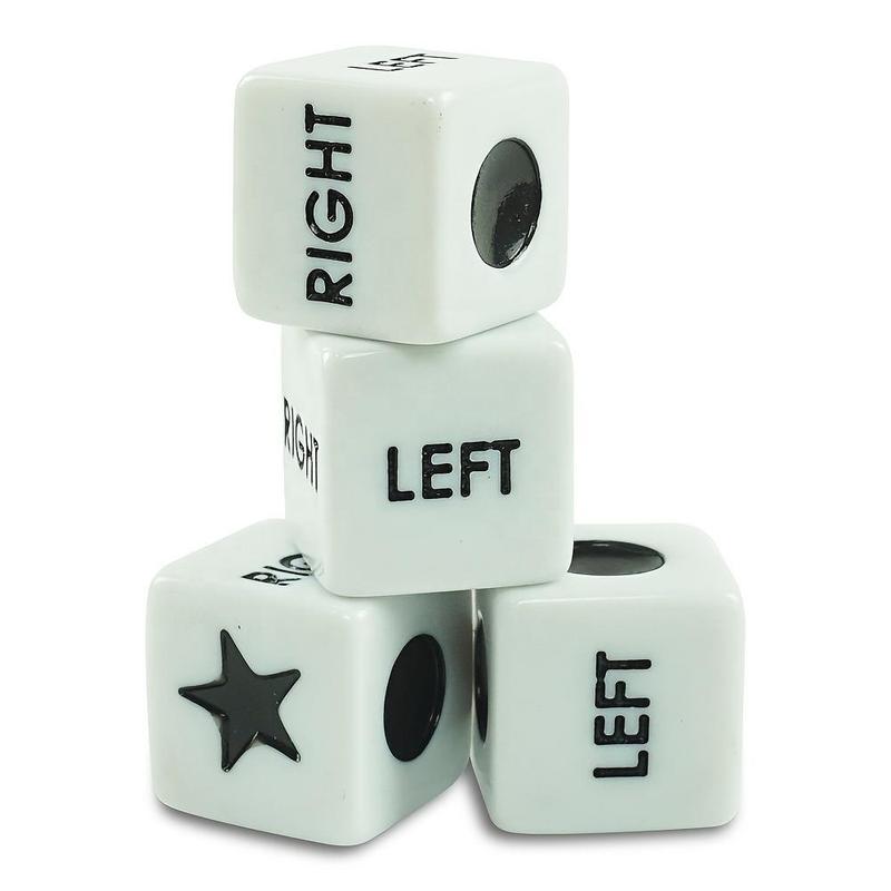 Star & Letter Pattern Dice, 6 Counts set Funny Dice for LRC Game, Board Games Accessories for Party