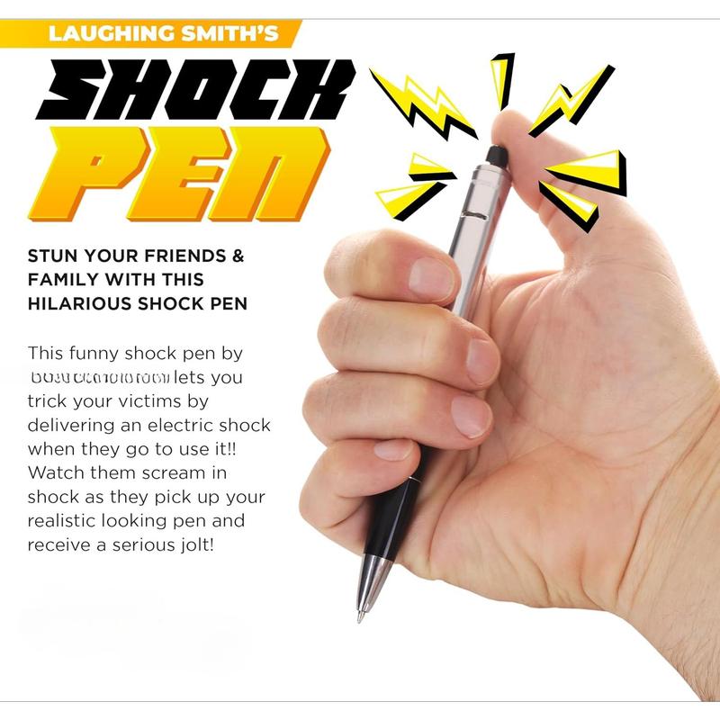 The Ultimate Electric Pen Prank - Practical Joke Toy - Hilarious Shock Pen Prank - Shockingly Fun Gag Gift for Friends and Family (2-Pack)