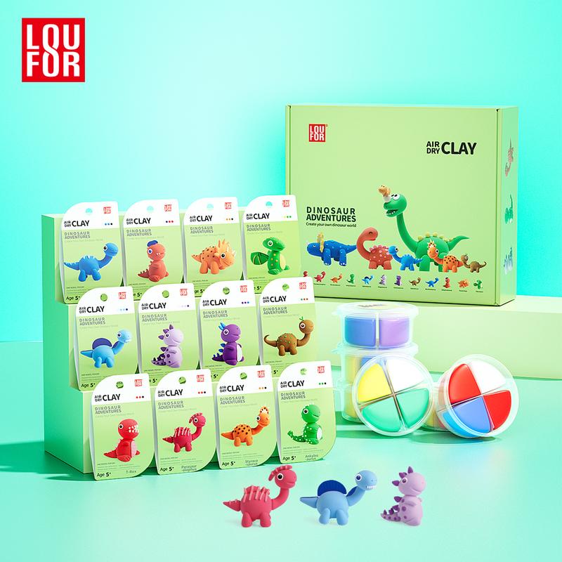 Air Dry Clay Kit for Kids Merry Christmas -12 boxes DIY  Easy to use,Modeling Clay for  with Accessories, Tools and Tutorials,Gift for Girls Boys