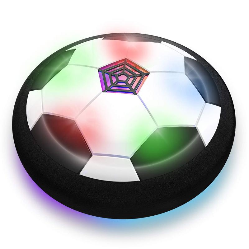 Boy Toys - LED Hover Soccer Ball - Air Power Training Ball Playing Football Indoor Outdoor Game - Birthday Gifts for Kids, Age 4 5 6 7 8-12 Year Old Boys - Soccer