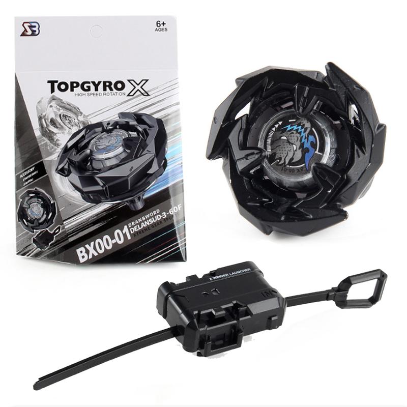 [NEW] Limited Edition Beyblade X BX-01 Dran Sword Black Beyblade Xtreme with LED Grip Launcher