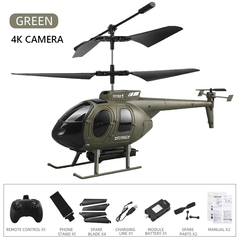 3.5h Rc Helicopter with Camera Hd 4K Rc Drone Pane Mini Drones Wifi FPV Dron Aircraft Rc Airplane Toys for Boys Children Adults