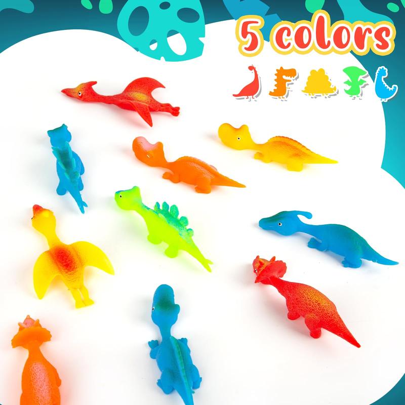 Finger Toys, 20Pack Flying Rubber Toys for Kids Birthday Supplies, Party Favors, Classroom Treasure Box Carnival Prizes, Goodie Bag Stuffers Stretchy Toys