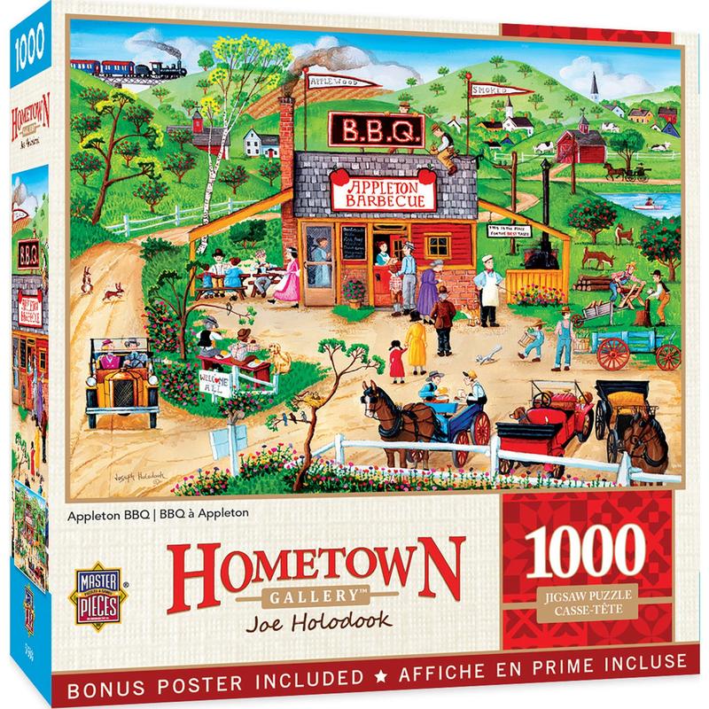 MasterPieces - Hometown Gallery - Appleton BBQ 1000 Piece Jigsaw Puzzle