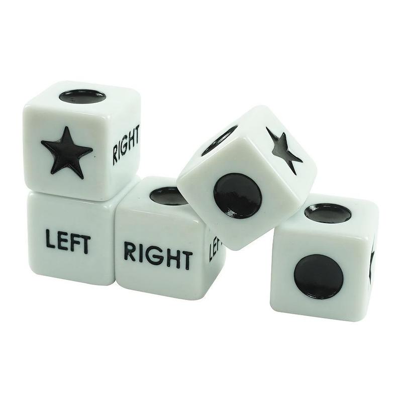 Star & Letter Pattern Dice, 6 Counts set Funny Dice for LRC Game, Board Games Accessories for Party