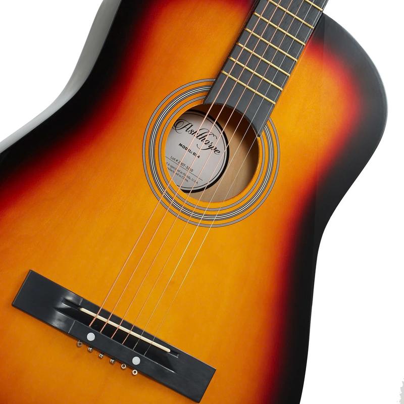 38-Inch Beginner Acoustic Guitar Starter Package, Sunburst