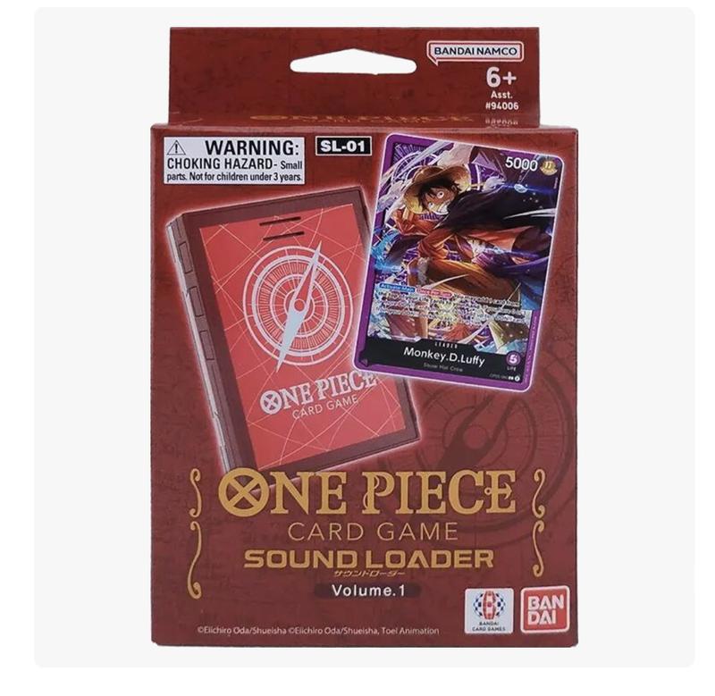 One Piece TCG Sound Loader Volume 1 Monkey.D.Luffy Limited Edition Card