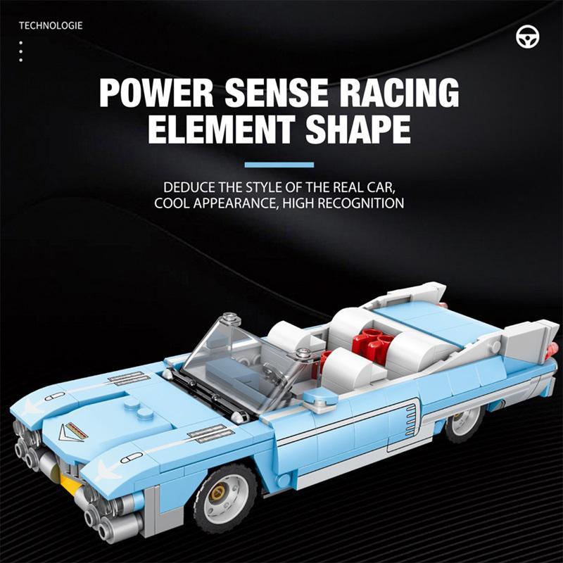 Classic Car Model Building Blocks, 308pcs box Creative Blocks Building Toy, Creative Home Decoration, Birthday Gift for Teenager