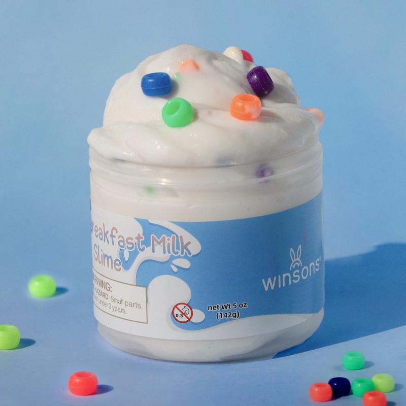 Winsons Breakfast Milk Slime-Safe, non-toxic, sweet milk flavor