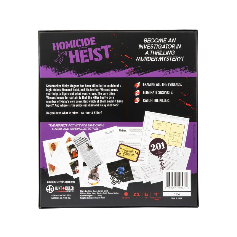 ️‍️ Hunt A Killer: Homicide at The Heist - Crack the Case of the Brilliant Thief's Murder! ️‍️ Ultimate True Crime Puzzle Game for Adults!