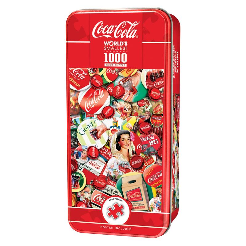 MasterPieces - World's Smallest - Coca-Cola Caps 1000 Piece Jigsaw Puzzle