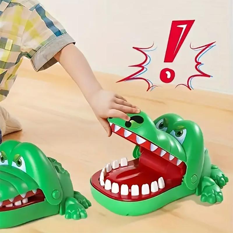 Fun Biting Crocodile Game, 1 Count Crocodile Party Toys without Power Supply, Party Activities Supplies for Birthday, Wedding, Festival