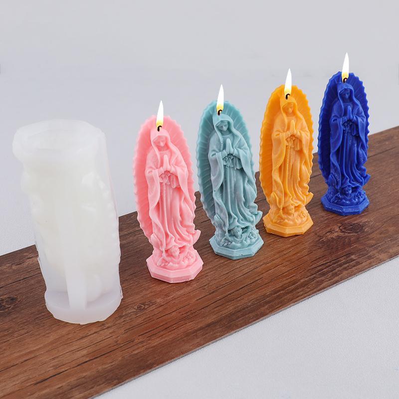 Portrait Design Candle Mold, Silicone 3D Candle Mould, DIY Candle & Soap Making Tools for Home Decoration