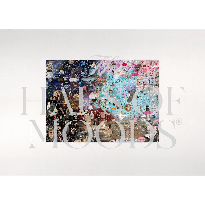 Eras Lyrics & Easter Eggs Puzzle 500 or 1000 Piece [OFFICIAL Haus of Moods® PUZZLE]