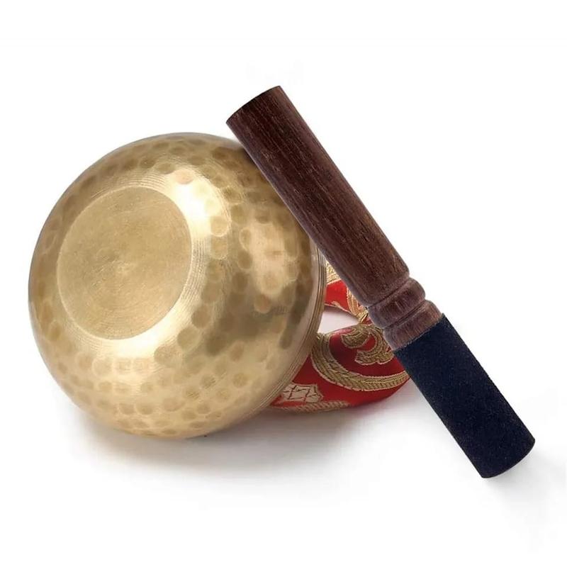 Tibetan Singing Bowl Set - Holistic Healing, Spiritual Meditation, Stress Relief & Relaxation