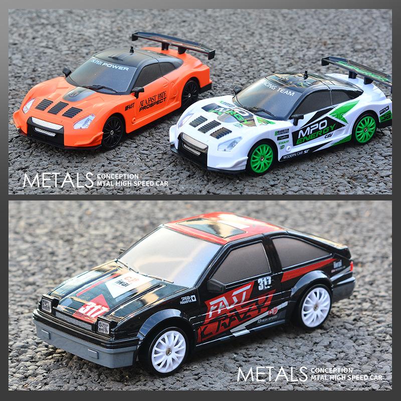 Remote Control Car RC Drift Car 2.4GHz 1:24 Scale 4WD 15KM H High Speed Model Vehicle LED Lights Drifting Tire Racing Sport Toy Car for Adult Boy Girl Kid Gift