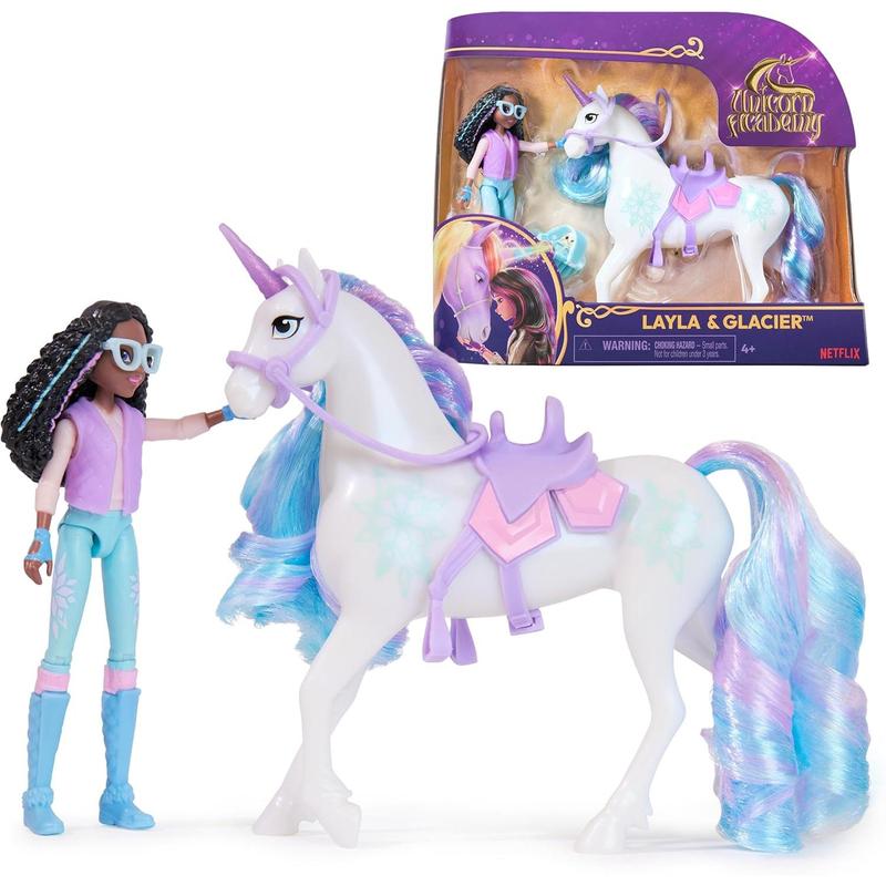 Unicorn Academy, Sophia & Wildstar Set with 2 Riding Accessories & Hair Styling Tool, Dolls & Unicorn Toys for Girls Ages 4 and up