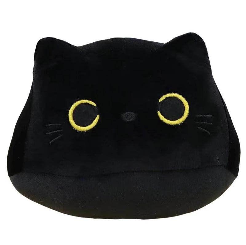 Black Cat Plush Toy, Gifts for Her, SoftStuffed Animals Plushies Toys for KidsDecorative Pillow, Fun Stuffed Toys forBoys, Children's Companion ComfortToy, Room Decor, Decorative RoomAccessories