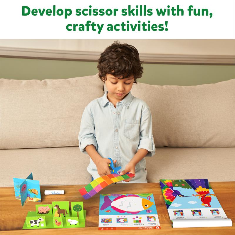 Skillmatics Snip, Snip - Art & Craft Activity, Practice Scissor Skills, Craft Kits, Gifts for Toddlers, Girls & Boys Ages 3 to 7 paper crafts