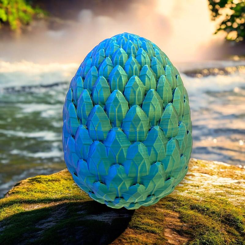 Enchanting Dragon Egg: A 3D-Printed Mystery