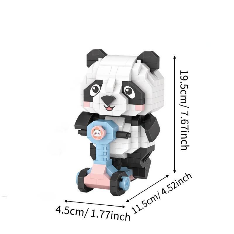 Mini Building Blocks Cute Animal Sets,Flower Rabbit Model,Panda Model,Party Favors,,Creative Decorative Ornaments, Birthday for Boys and Girls