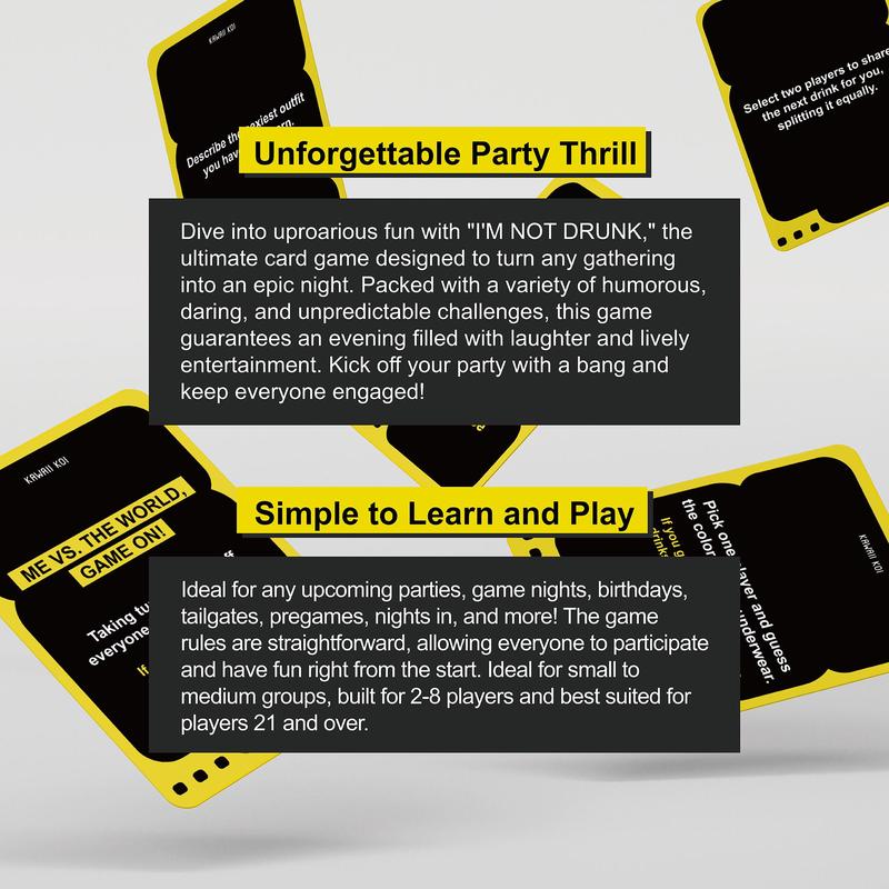 Party Drinking Cards, 1 Box Fall Hilarious Unforgettable Drinking Game Cards, 21st Birthday Gift & Bachelorette Party Game with 55 Amusing Cards, Perfect for Game Nights, Christmas Gifts