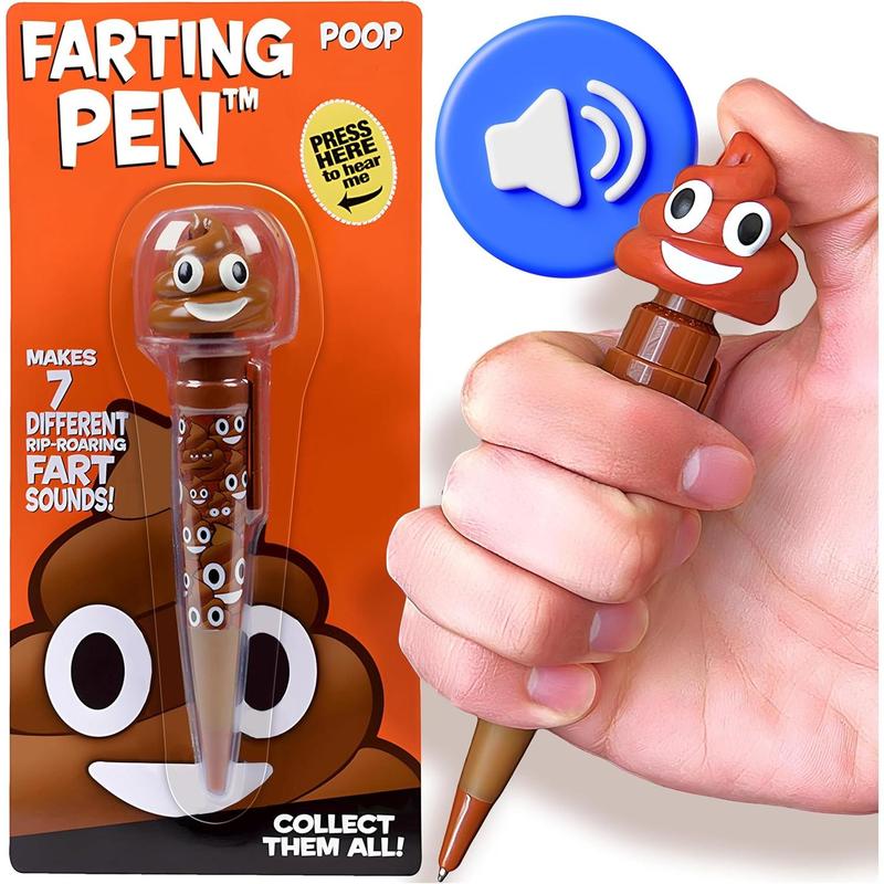 Farting Poop Pen Makes 7 Funny Fart Sounds - Perfect Stocking Stuffers forTeens Makes Funny Gifts for Family  Great Fart  Gag Gifts with Big Laughs