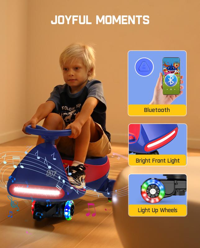 FanttikRide N7 Electric Wiggle Car with Pedal, Ride on Toy