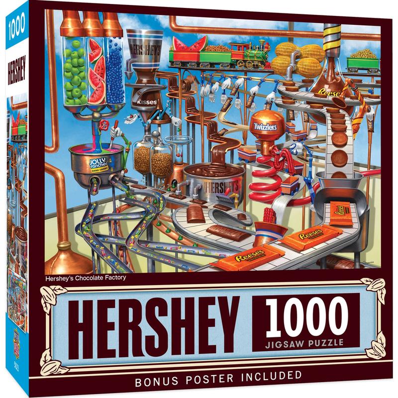 MasterPieces - Hershey's Chocolate Factory - 1000 Piece Jigsaw Puzzle