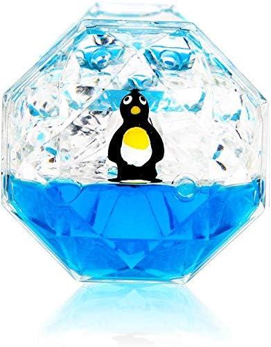 Calming Sensory Toys, Fidget Sensory Toys for Autistic Children, Desk Accessories, Holiday Stocking Stuffers (Blue+Penguin Timer)