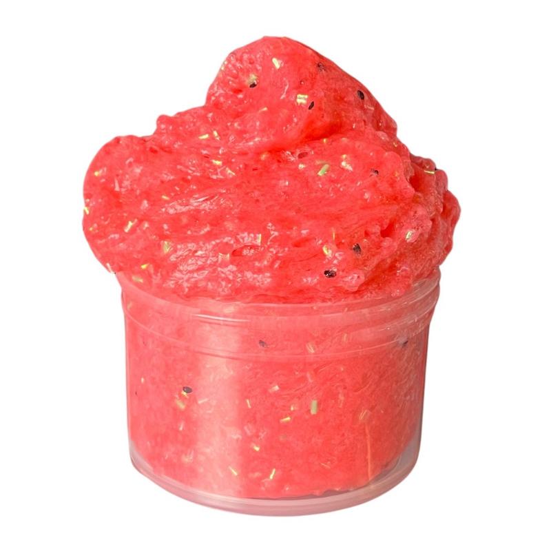 Crunchy Bingsu Slime | Crunchy Watermelon Scented | DIY Kit 6oz