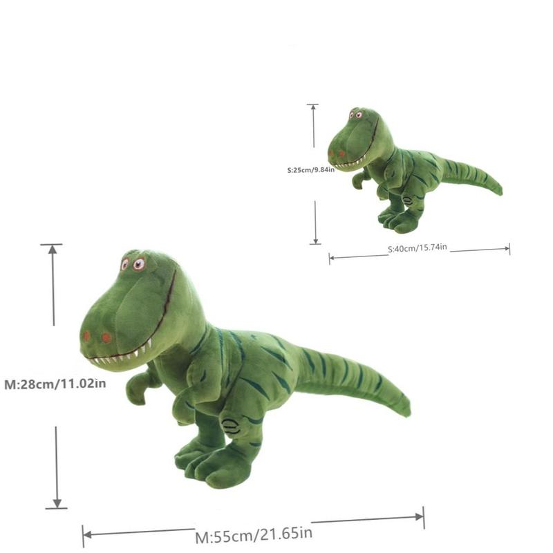 Cute Dinosaur Design Plush Toy, 1 Count Soft Dinosaur Stuffed Toy for Birthday Gifts, Creative Home Ornaments for Adults