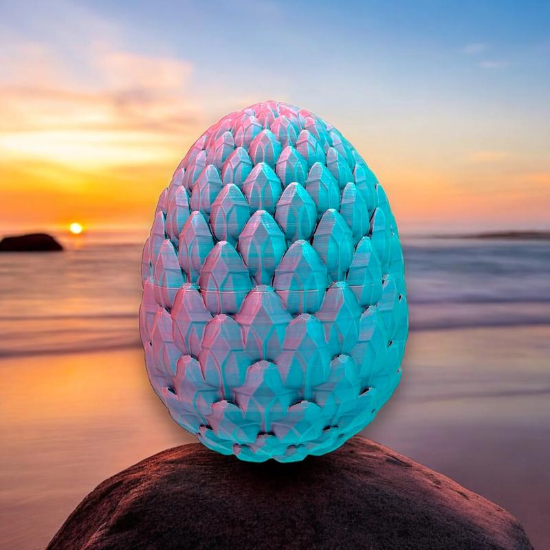 Enchanting Dragon Egg: A 3D-Printed Mystery