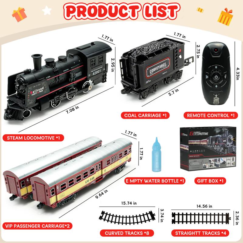 Christmas Train Set - Electric Trains Cars & Tracks, Sounds & Lights,Christmas Gift