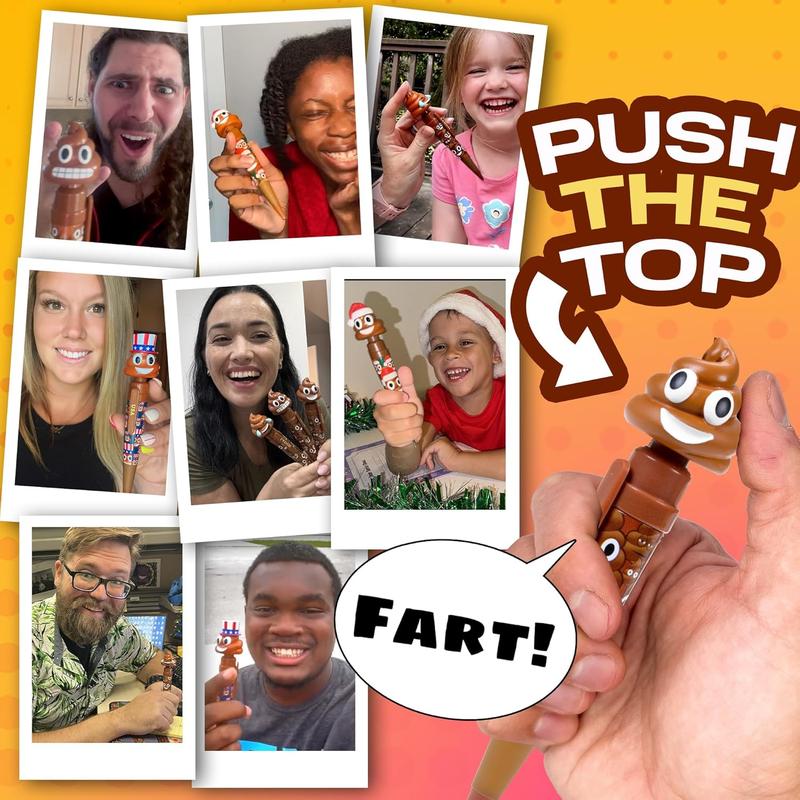 Farting Poop Pen Makes 7 Funny Fart Sounds - Perfect Stocking Stuffers forTeens Makes Funny Gifts for Family  Great Fart  Gag Gifts with Big Laughs