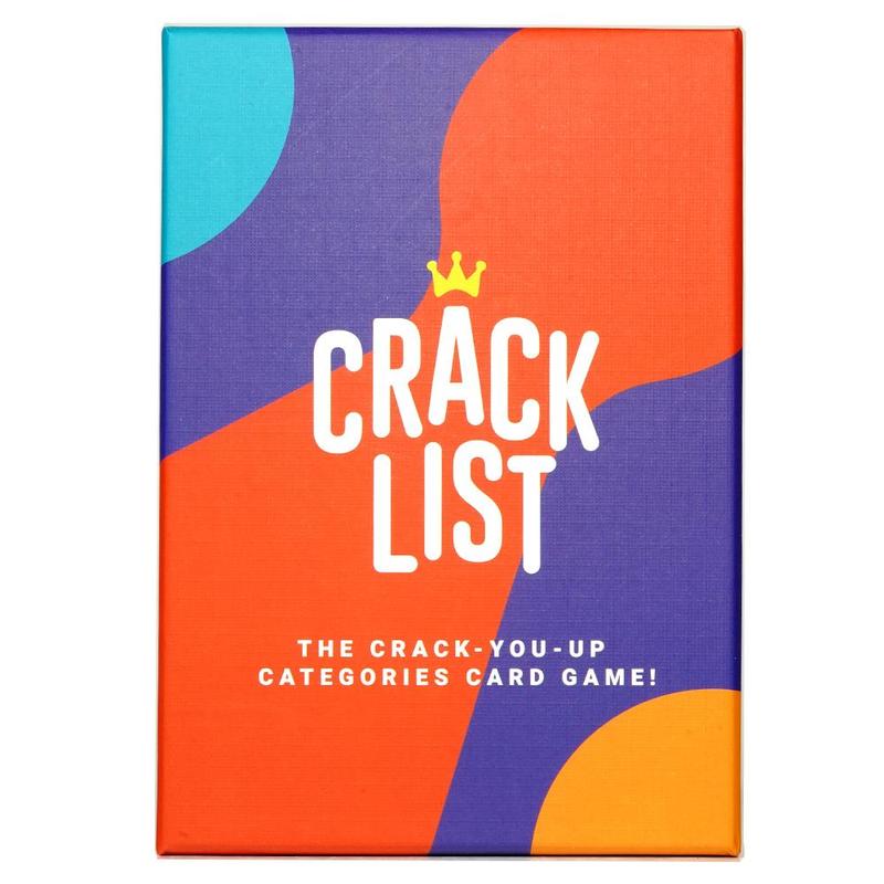 Crack List Card Game, 1 Box Creative Card Game, Fun Game Box and Gift, Holiday Accessory, Birthday Party Supplies