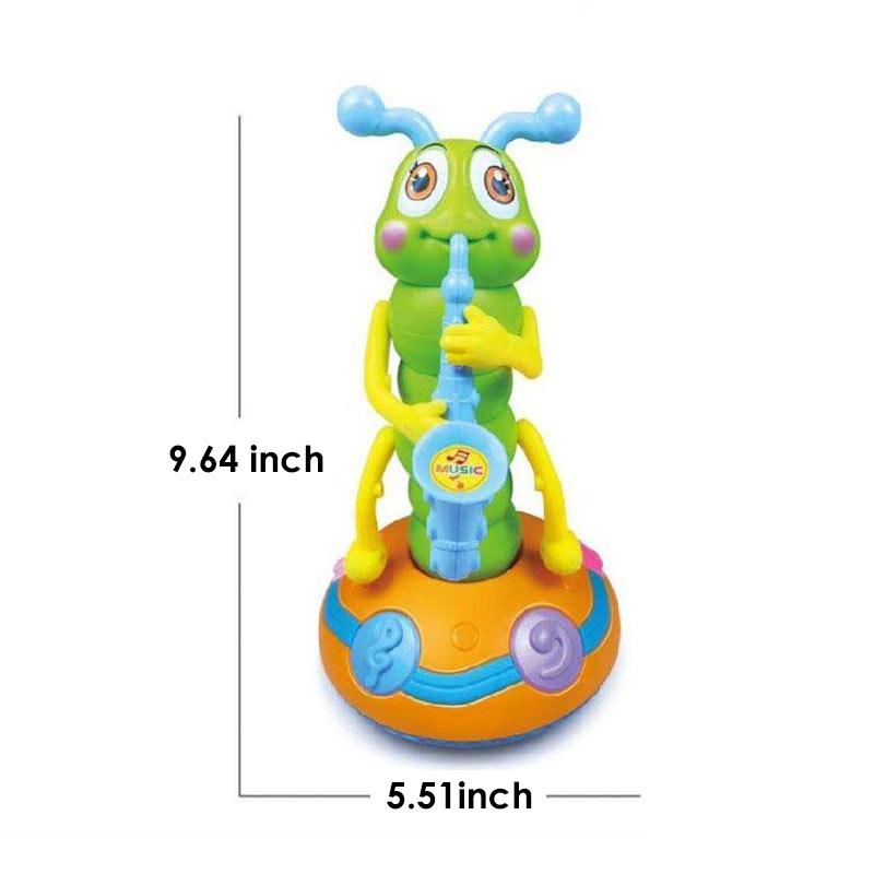 Crawling Toy Dancing Toy with Light and Music Caterpillar Toys  Gift For Christmas Birthday