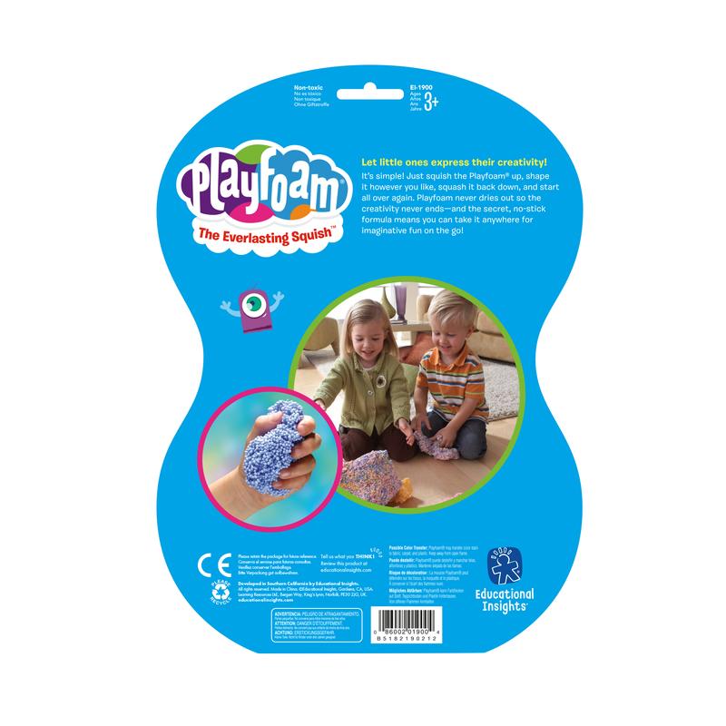 Educational Insights Playfoam Classic 4-Pack Set with 4 Colors, Fidget Toy & Sensory Toy, Ages 3+