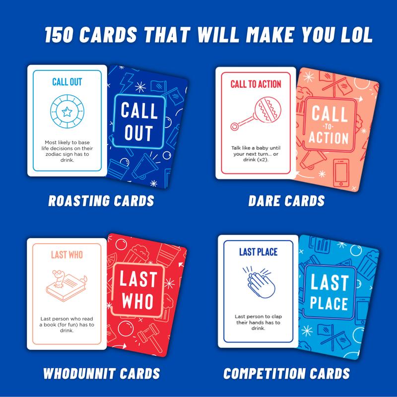 Laugh All Night with Last Call Party Game - Fun Adult Drinking Game