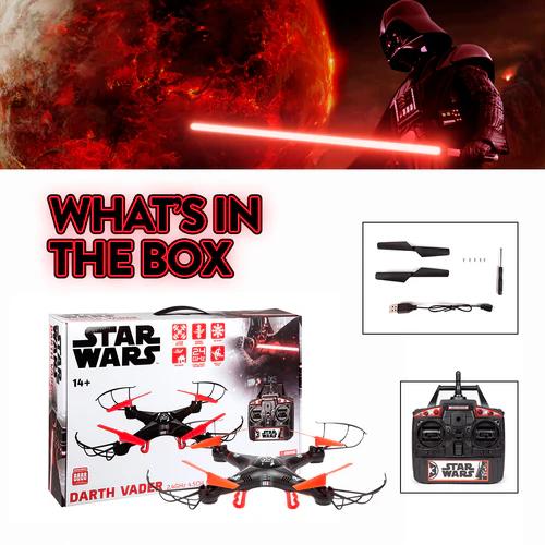 Star Wars Baby Yoda Darth Vader or Boba Fett Remote Control 2.4ghz 4.5ch Gyro Drone