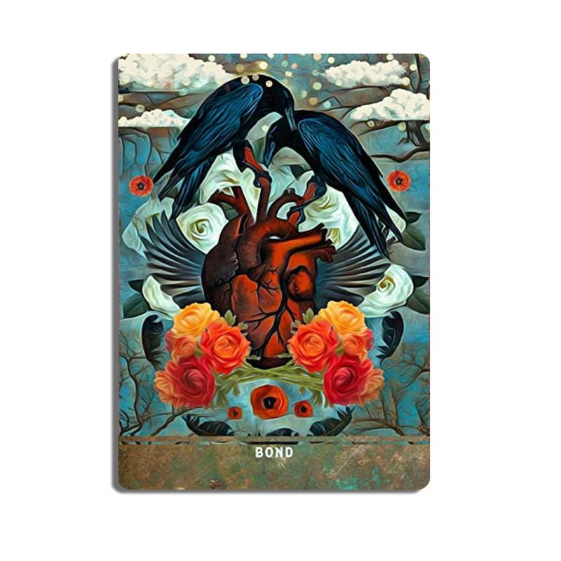 Urban Crow Oracle: 54 Oracle Cards & Guidebook; Divination tool for oracle readings, psychic readings, fortune telling, spiritual work, tarot card deck, oracle card deck