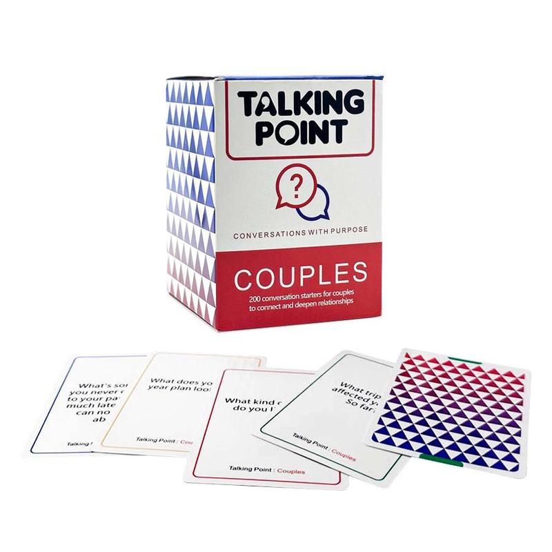 Couple Conversation Card Game, 200pcs box Adult Dating Card Game, Date Night Game To Promote Couple Bonding, Party Activities Supplies